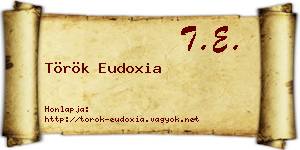 Török Eudoxia névjegykártya
